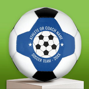 Ballon De Foot Équipe de football - Nom et année de l'athlète - B