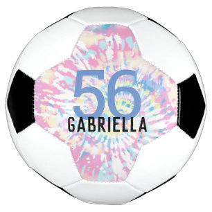 Ballon De Foot Équipe de teinture rose Jersey Numéro et nom