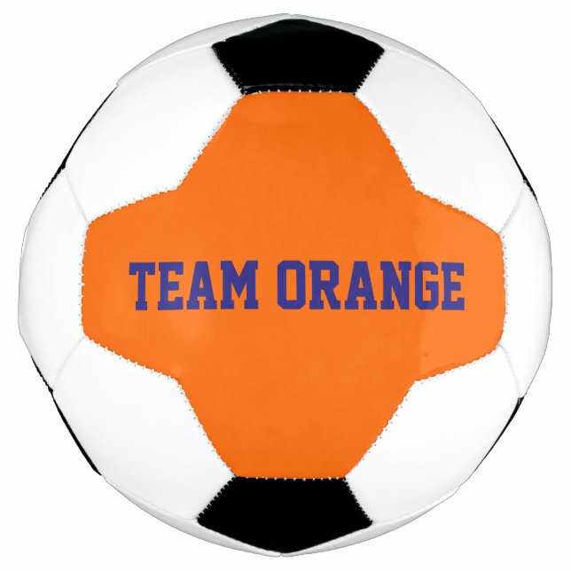 Ballon De Foot Équipe Orange  (Devant)