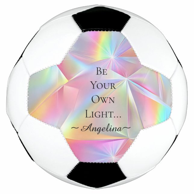 Ballon De Foot Esthétique holographique (Devant)