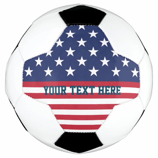 Ballon De Foot États-Unis drapeau Amérique Football américain jeu (Devant)