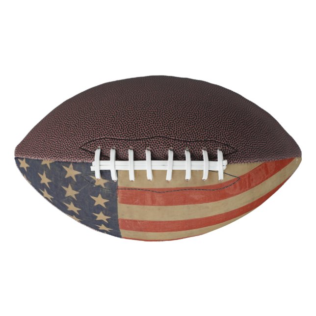 Ballon De Foot États-Unis Drapeau Stars Stripes Motif patriotique (Devant)