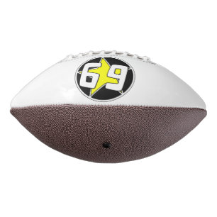 Ballon De Foot Étoile jaune 69