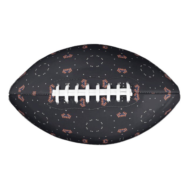 Ballon De Foot Étoiles et motif d'engin spatial unique (Devant)
