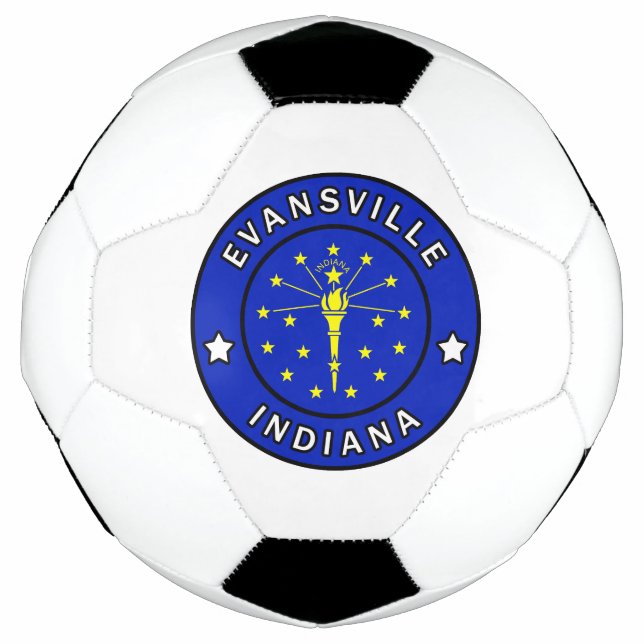 Ballon De Foot Evansville Indiana (Devant)