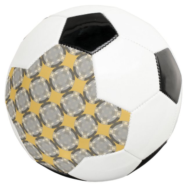 Ballon De Foot Faded Circle Grid par Kenneth Yoncich (3/4)