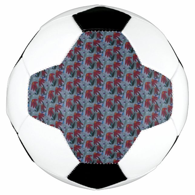 Ballon De Foot Faisées rouges (Devant)