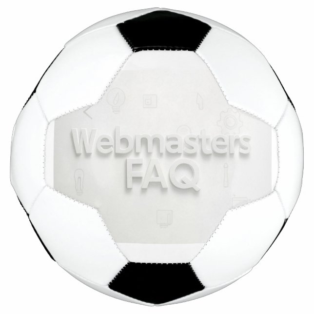 Ballon De Foot FAQ Webmasters (Devant)