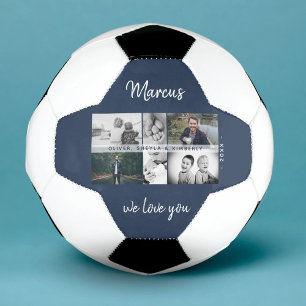 Ballon De Foot Father with Kids and Family Dad Photo Collage