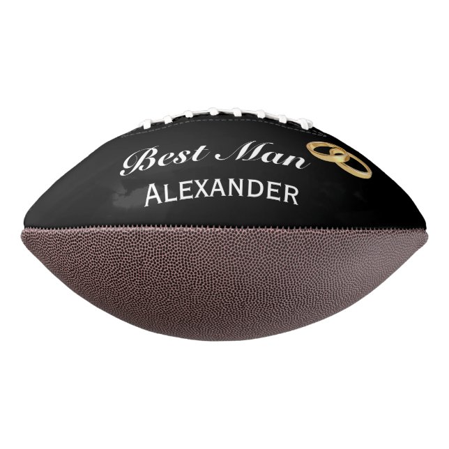 Ballon De Foot Faux gold Wedding | Best Man Wedding Favor (Tourné à 270°)