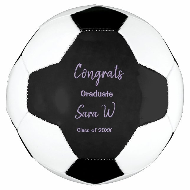 Ballon De Foot Félicitations classe d'ajouter le nom d'année scol (Devant)