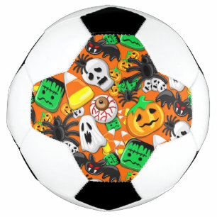 Ballon De Foot Fête des Candies Éffrayantes d'Halloween