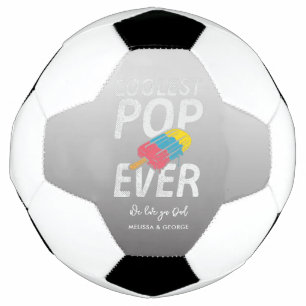 Ballon De Foot Fête des pères Coolest Pop Ever Script personnalis