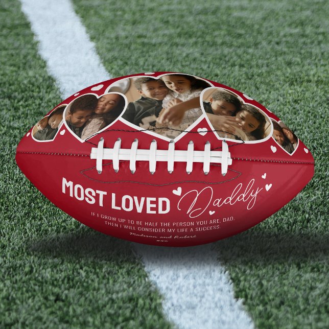 Ballon De Foot Fête des pères papa le plus aimé (Créateur téléchargé)
