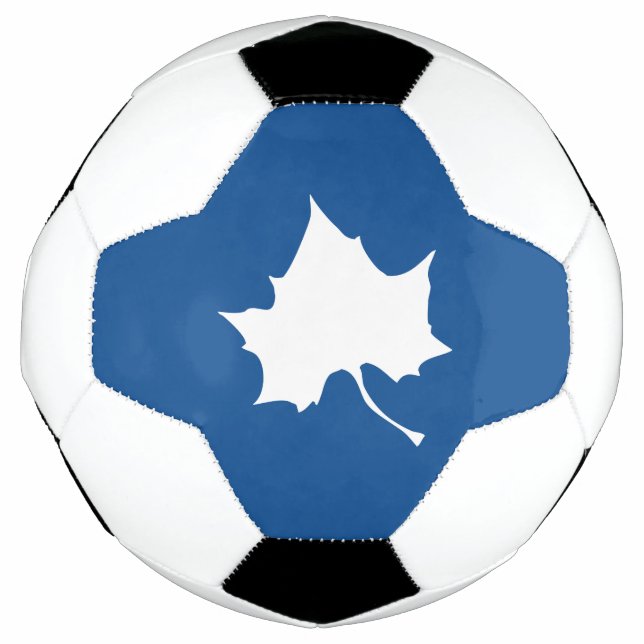 Ballon De Foot Feuille d'état Indiana (Devant)