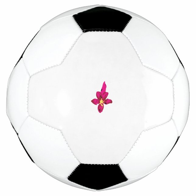 Ballon De Foot Fille Design, Or Léger, Rouge Purplish (Devant)