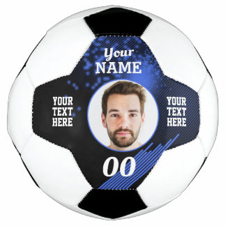 Ballon De Foot Firefer Custom Soccer Ball Blue