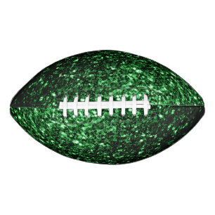 Ballon De Foot Flamme de parties scintillant vert foncé scintille