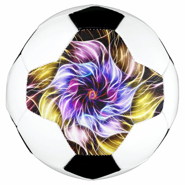Ballon De Foot fleur fractale (Devant)
