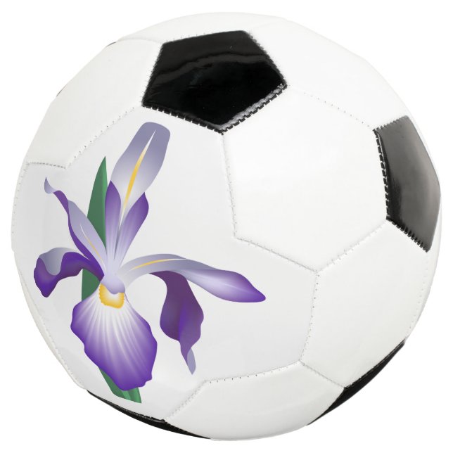 Ballon De Foot Fleur Iris (3/4)