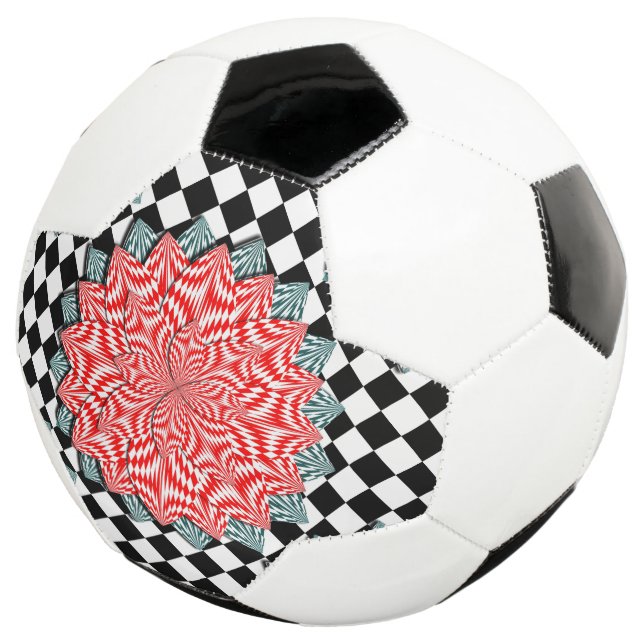 Ballon De Foot Fleur numérique par Kenneth Yoncich (3/4)