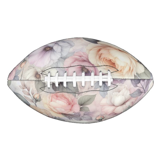 Ballon De Foot Fleurs de rose élégantes (Devant)