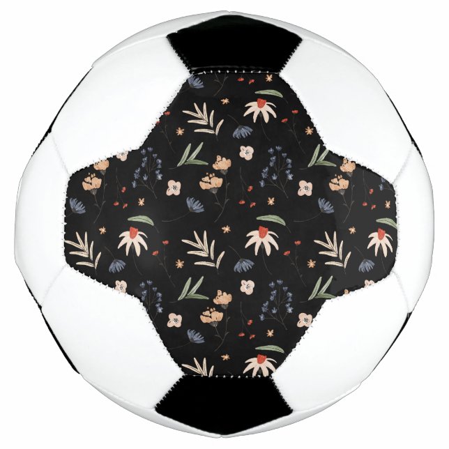 Ballon De Foot Fleurs d'eau simples 1 (Devant)
