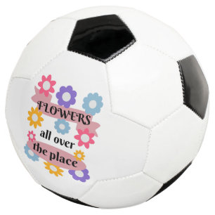 Ballon De Foot Fleurs partout