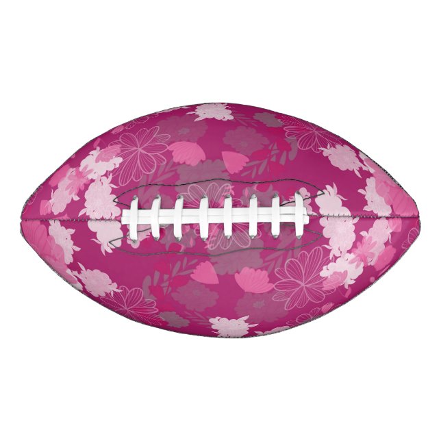 Ballon De Foot fleurs roses (Devant)