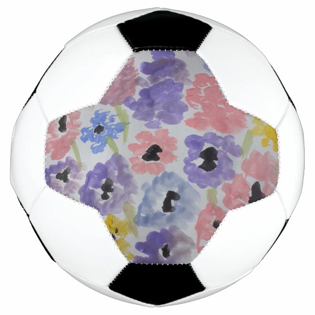 Ballon De Foot Fleurs sauvages d'été (Devant)