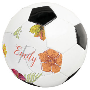 Ballon De Foot Flore d'Aloha Hawaïen