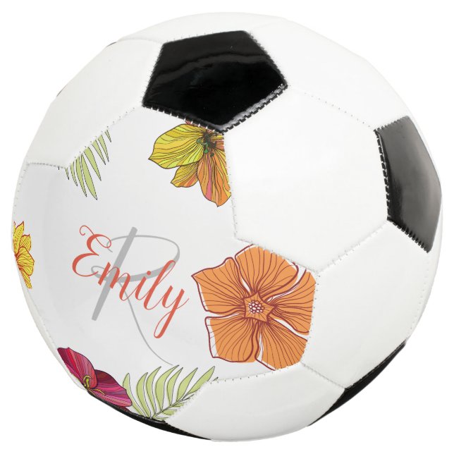 Ballon De Foot Flore d'Aloha Hawaïen (3/4)