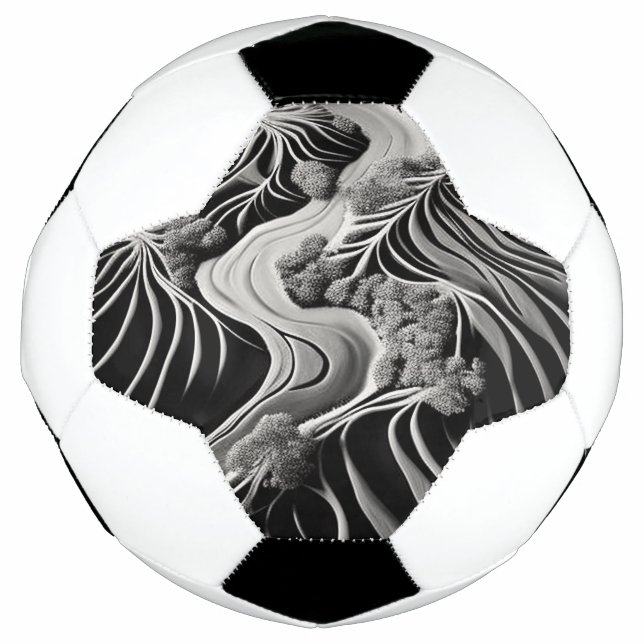 Ballon De Foot Flux fractal (Devant)