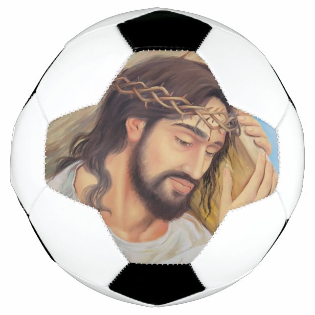 Ballon De Foot Foi chrétienne Jésus Christ (Devant)