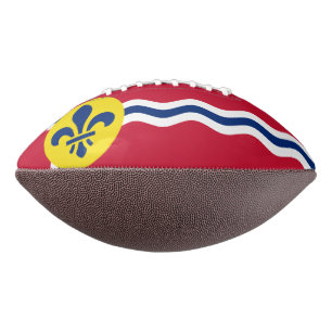 Ballon De Foot Football américain avec drapeau de Saint-Louis