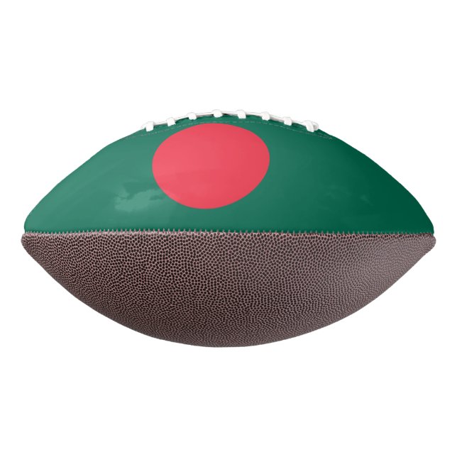 Ballon De Foot Football américain avec drapeau du Bangladesh (Tourné à 270°)