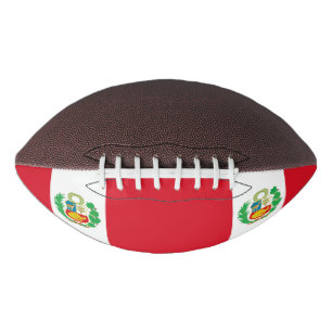 Ballon De Foot Football américain patriotique avec drapeau du Pér