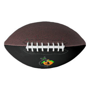 Ballon De Foot Football Citrouille de chat noir