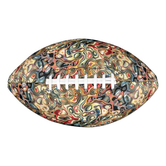 Ballon De Foot Football d'art Abstrait (Devant)