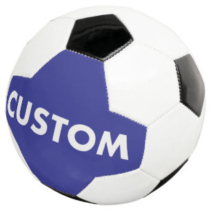 Ballon De Foot Football de soccer personnalisé BLEU