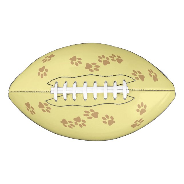 Ballon De Foot football des pas de l'animal (Devant)