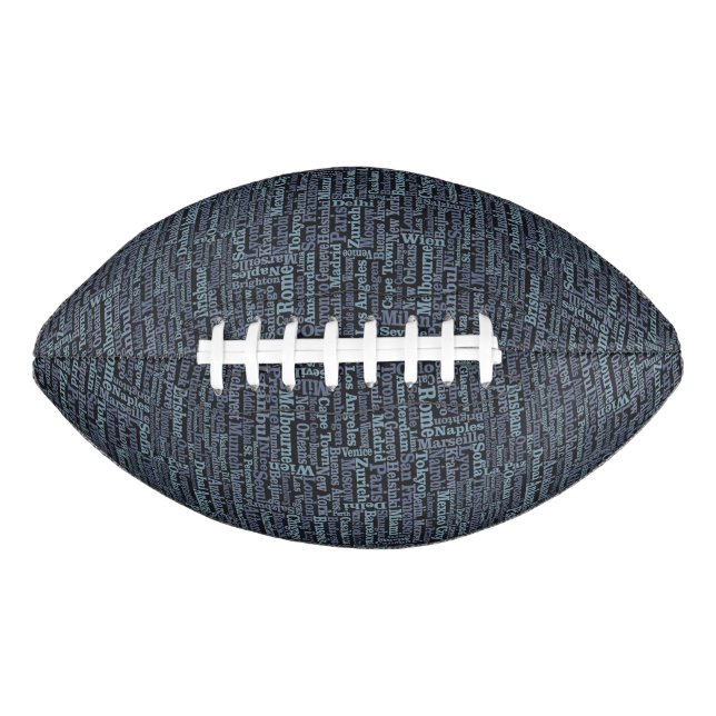 Ballon De Foot Football des villes du monde (Devant)