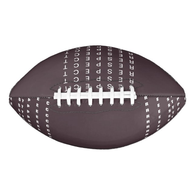 Ballon De Foot Football Droits (Devant)