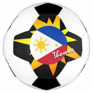 Ballon De Foot Football et drapeau philippin / BANG