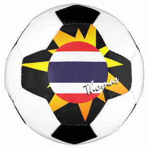 Ballon De Foot Football et drapeau thaïlandais / BANG