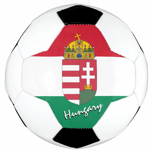Ballon De Foot Football Hongrie et drapeau hongrois / Sports (Devant)