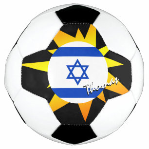 Ballon De Foot Football israélien & Drapeau israélien / BANG