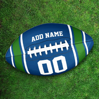 Ballon De Foot Football Jersey Blue|Vert Personnalisé