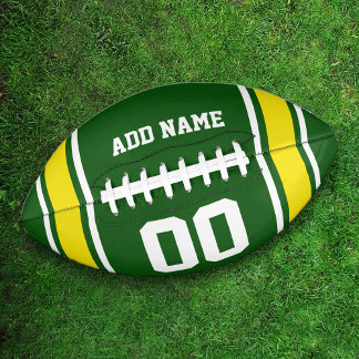 Ballon De Foot Football Jersey Green|Jaune Personnalisé