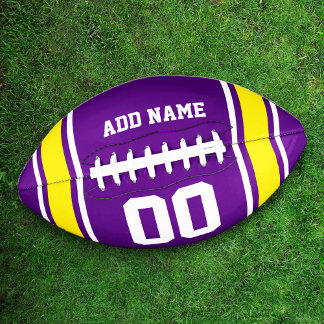 Ballon De Foot Football Jersey Purple|Jaune Personnalisé